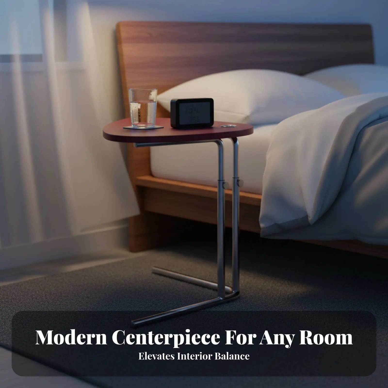 

Регулируемый по высоте C-образный стол в скандинавском стиле, минималистичная многофункциональная мебель для дома, для студентов, гостиной, спальни