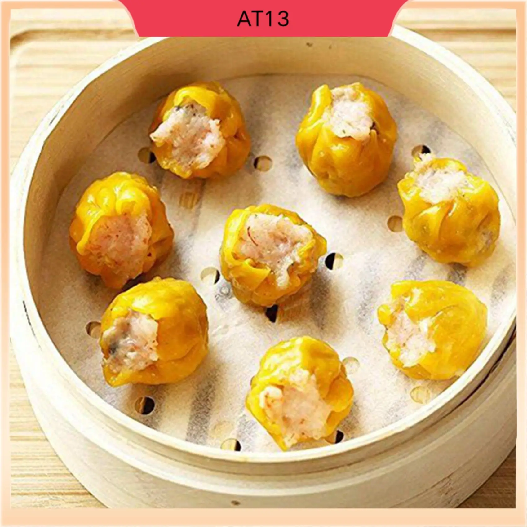 

AT13 100Pcs Air Fryer Liners, 9Inch Bamboo Steamer Liners, Steaming Papers With 100 Pcs Round 8 Inch Baking Circles Sheets