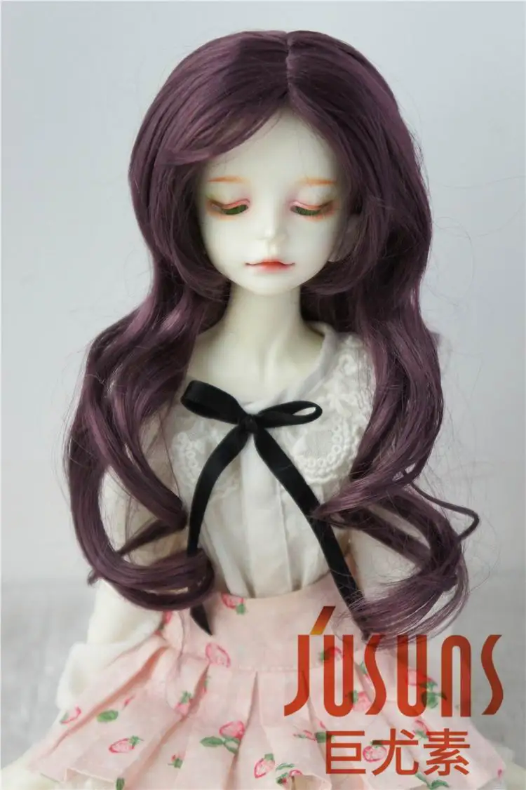

JD445 1/4 MSD Pretty Long Curly BJD Wigs Suit For Doll Head Circumference Around 18-20 cm Top Size7-8inch Hair Doll Accessories