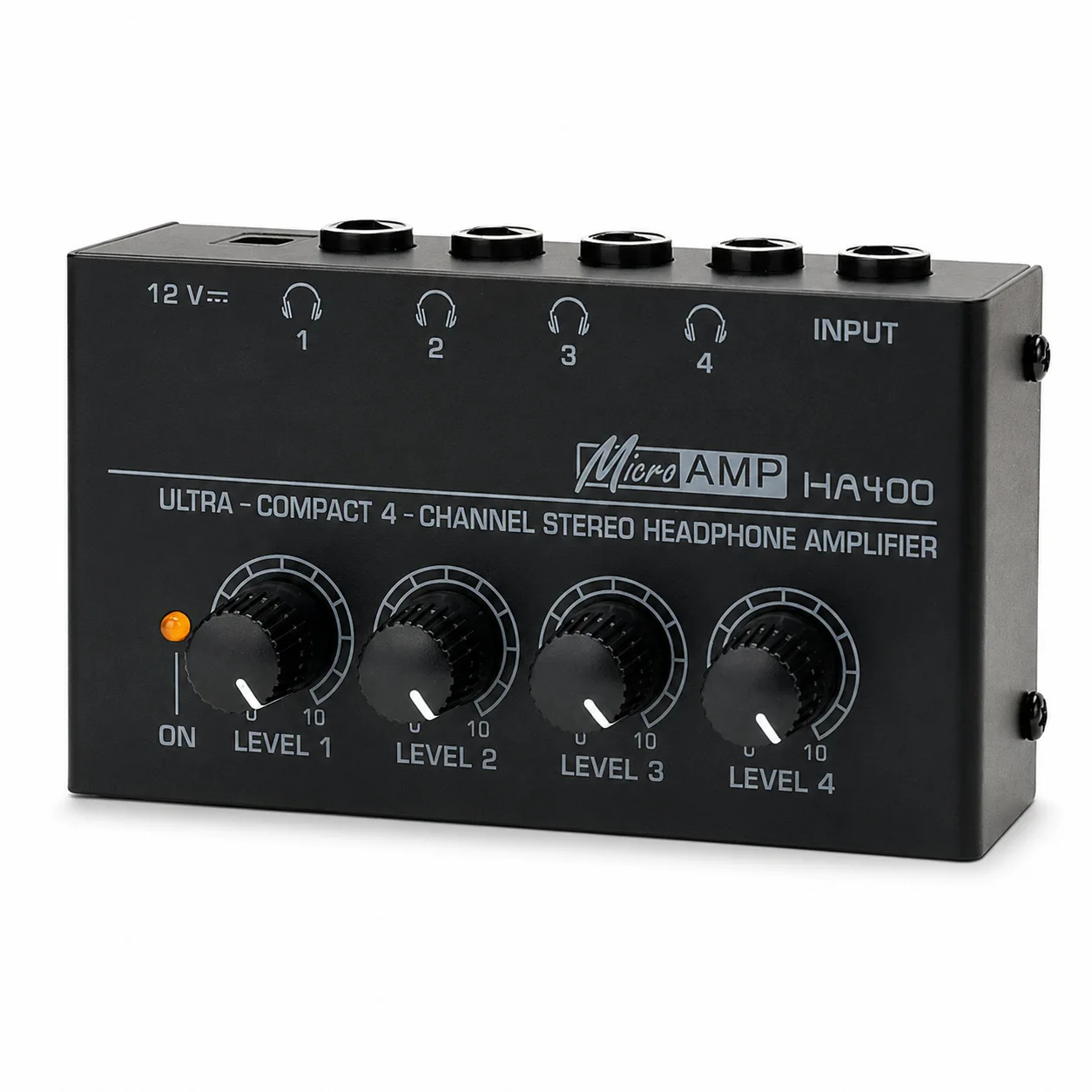 In-ear headphone amplifier, studio 4-channel recording headphone amplifier, stereo headphone splitter
