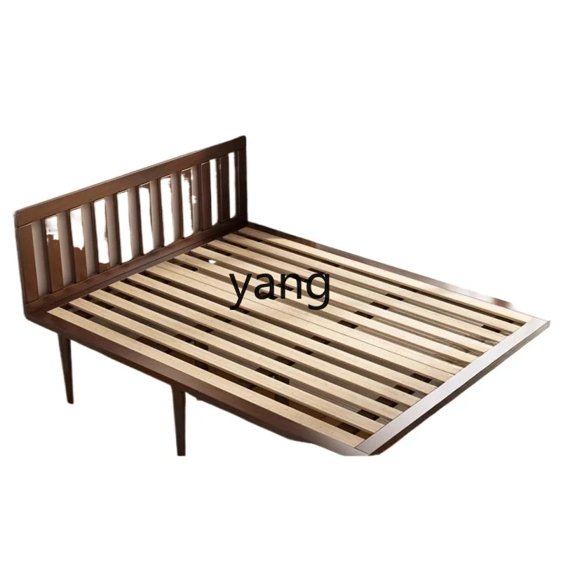 

LTT bay window splicing bed with guardrail bedside solid wood row skeleton study renovation expansion custom bed frame