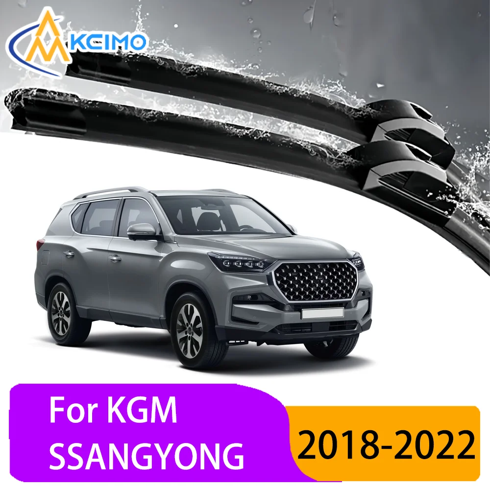

For KGM SSANGYONG Rexton 2018-2022 2019 Durable Slient Front Wiper Blades Car Windscreen Windshield Window Wiper Accessories