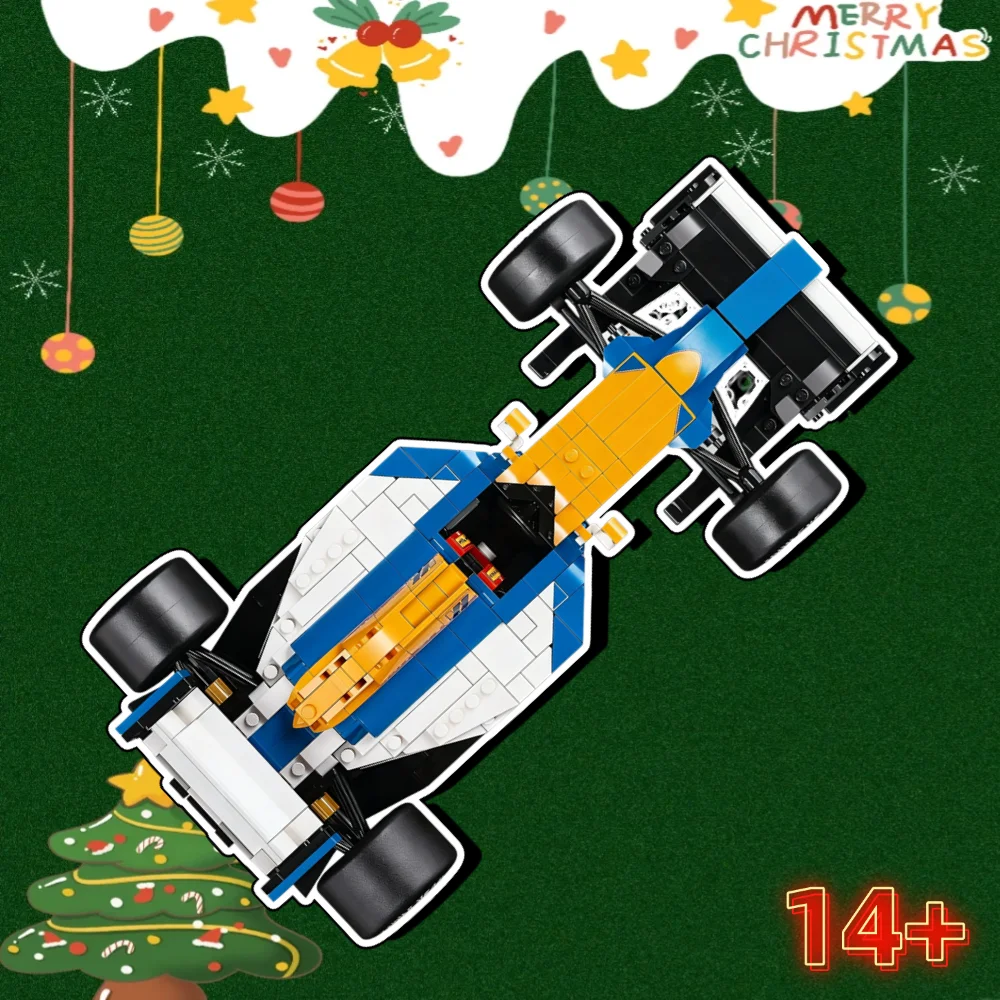 

2025 новый продукт 10353 гоночный строительный блок модель синяя серия 799 шт. праздничные подарки на Хэллоуин, Рождество, день рождения