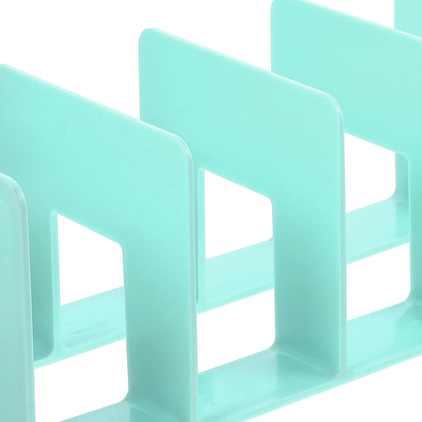 

Desktop File Storage Rack Shelves Organizer Vertical Green Plastic Multifunctional