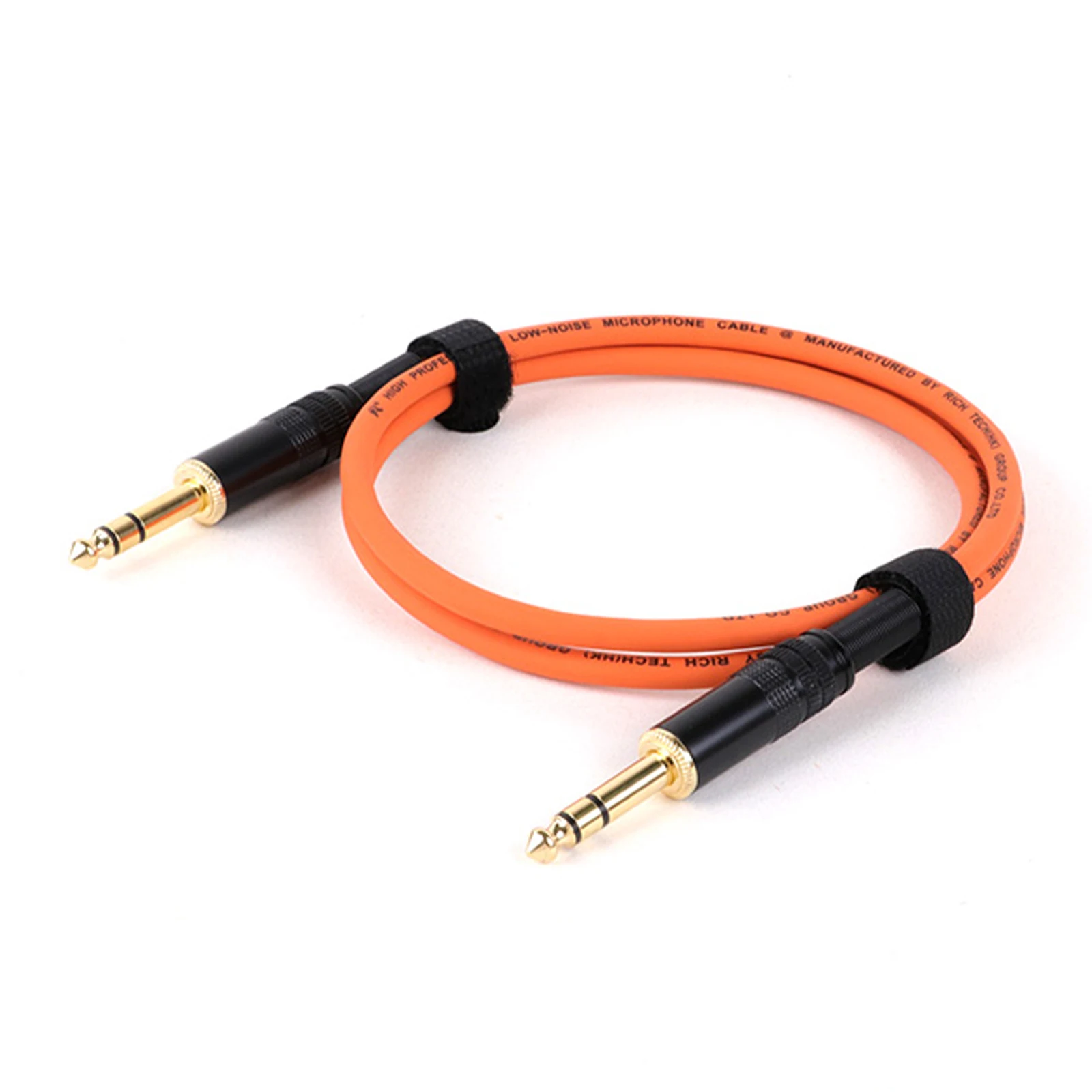 Guitar Cable Gold Plated Jack 6.5 To 6.5 1/4\'\' Inch TS/TRS Patch Cable for Acoustic Guitar, Electric Mandolin, Pro Audio To Amp