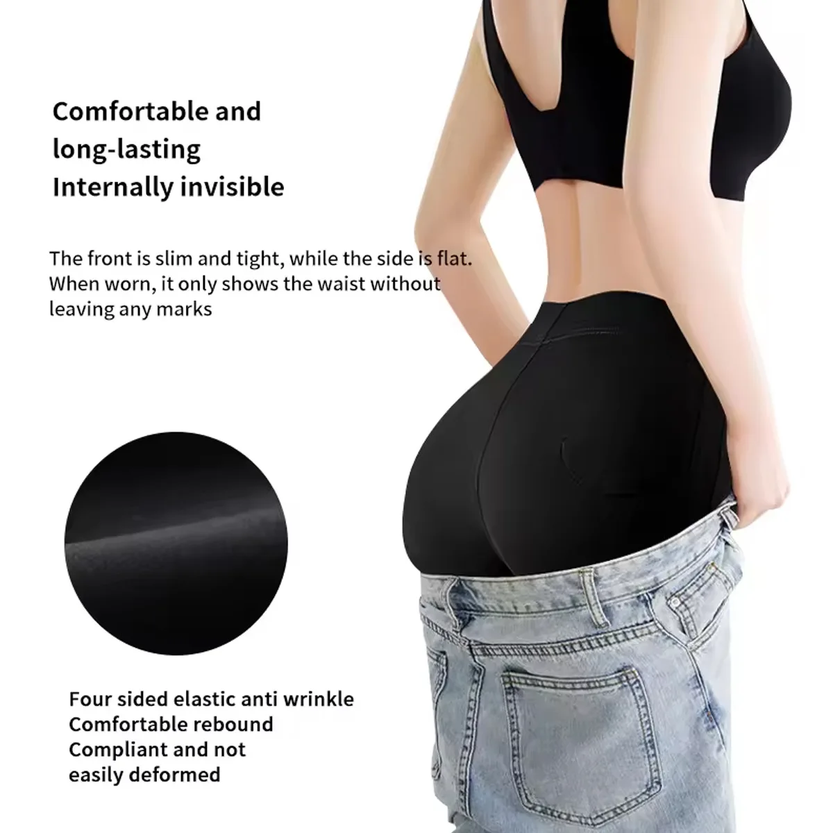 EMS Toning Shorts - Elektrische Muskelstimulations-Yogahose für gezielte Bauch-, Gesäß- und Beckenbodenmodellierung, Körperformende Fitness-Unterwäsche