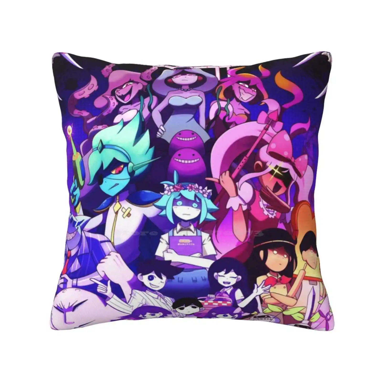 Omori Suny Tshirt-Omori Game Clothing-Omori Sticker Home Sofa Car Waist Throw Pillowcase Omori Video Game Omori Game Omori