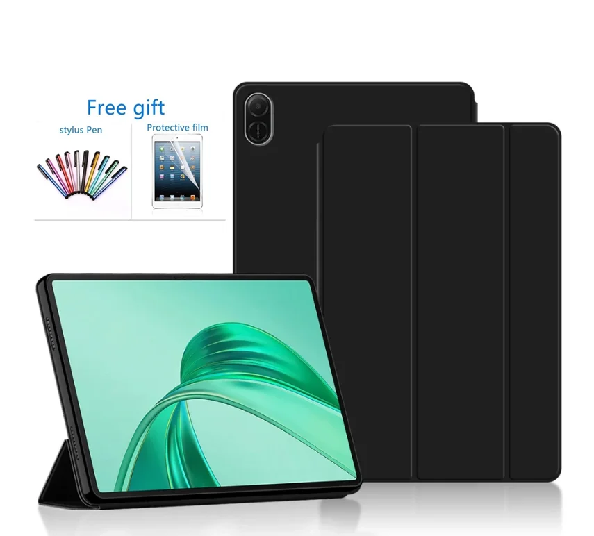 

Tablet Cases For HUAWEI HONOR Pad X8a 2024 NDL-W09 Tri-folding PU Leather Stand Cover For Honor Pad X8A 11" Soft TPU Back Shell
