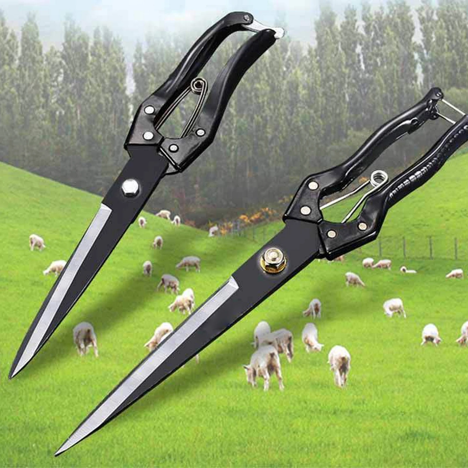 Sheep Scissors Wool Cutter Shears Manual Farm Sheep Clippers Goat Rabbit Dog Hair Cutting Shearing Tool