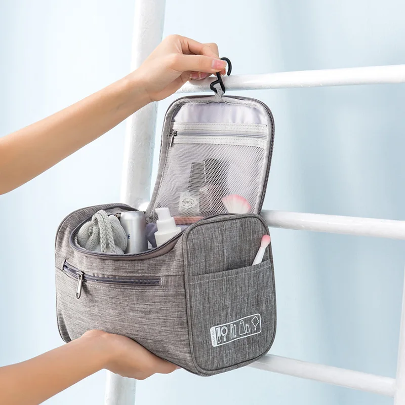 Portable Hanging Cosmetic Bag Travel Toiletry Storage Organizer Vanity Case for Men And Women Makeup Accessory