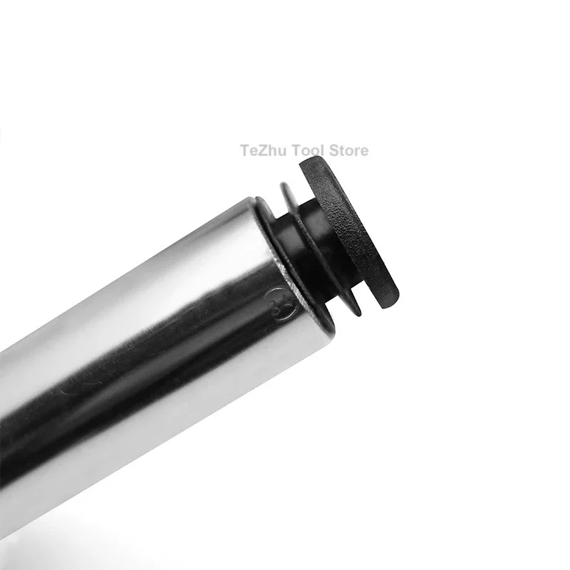 Black PP Plastic Pipe Plug Round Plug Chair Table Foot Pad Inner Plug Stainless Steel Head Plastic Plug