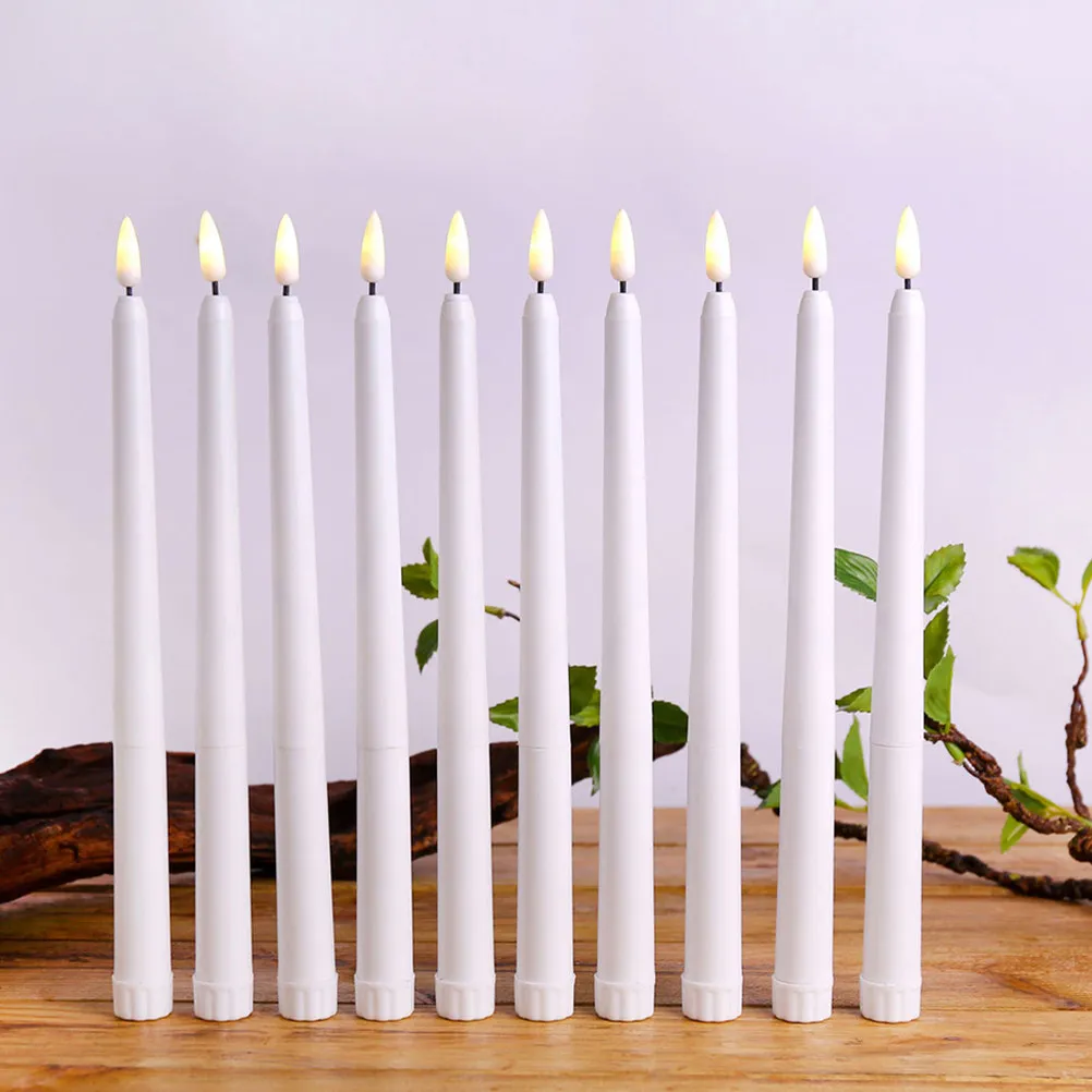6Pcs LED Lamps Electronic Decorative Lights Realistic Flickering Effect Home Garden Wedding Halloween Party