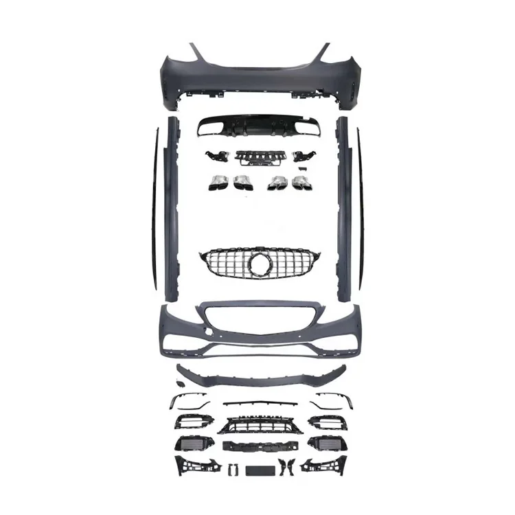 

Заводские продажи Damei C63 Style BodyKit, решетка, боковые юбки, бамперы, диффузор, комплекты кузова для Mercedes Benz C-Class W205 2015-202