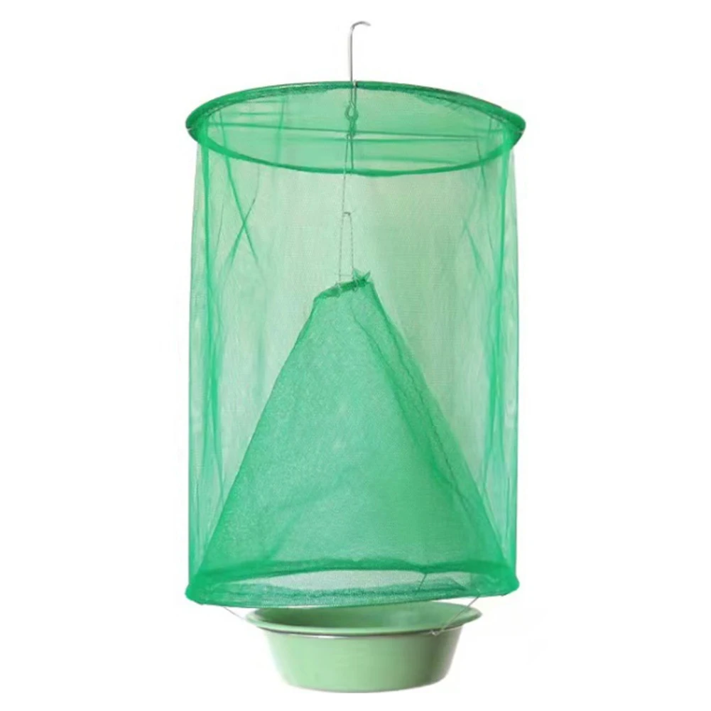 

4/6/8 шт. подвесная клетка-ловушка для мух, многоразовые сетчатые ловушки для мух, ловушки для насекомых, практичный инструмент для борьбы с вредителями для домашнего сада