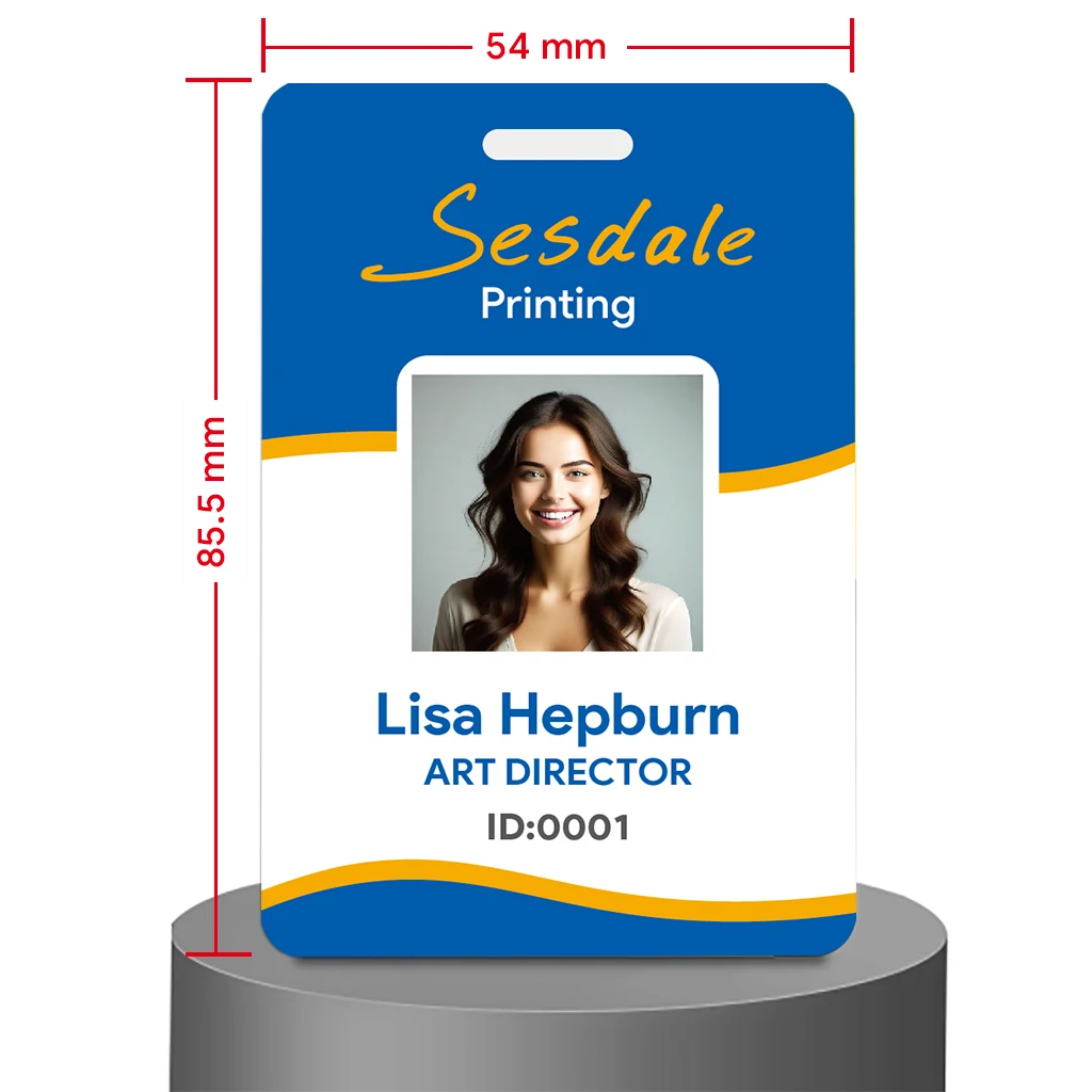 บัตรพนักงานแบบกำหนดเอง, พิมพ์สองด้านพร้อมชื่อ, โลโก้, โซลูชั่นบัตรประจำตัวรูปภาพเฉพาะตัว ทำจากพลาสติก PVC บัตรประจำตัวนักเรียน