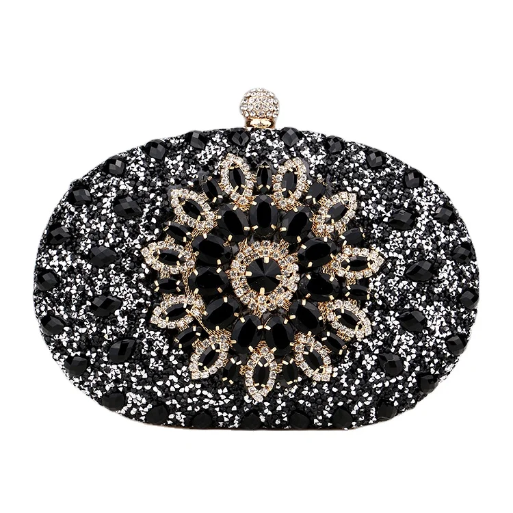 

Rhinestone Elegant Diamond-encrusted Bag Dress Dinner Bag Lady's Wedding Banquet Evening Bag