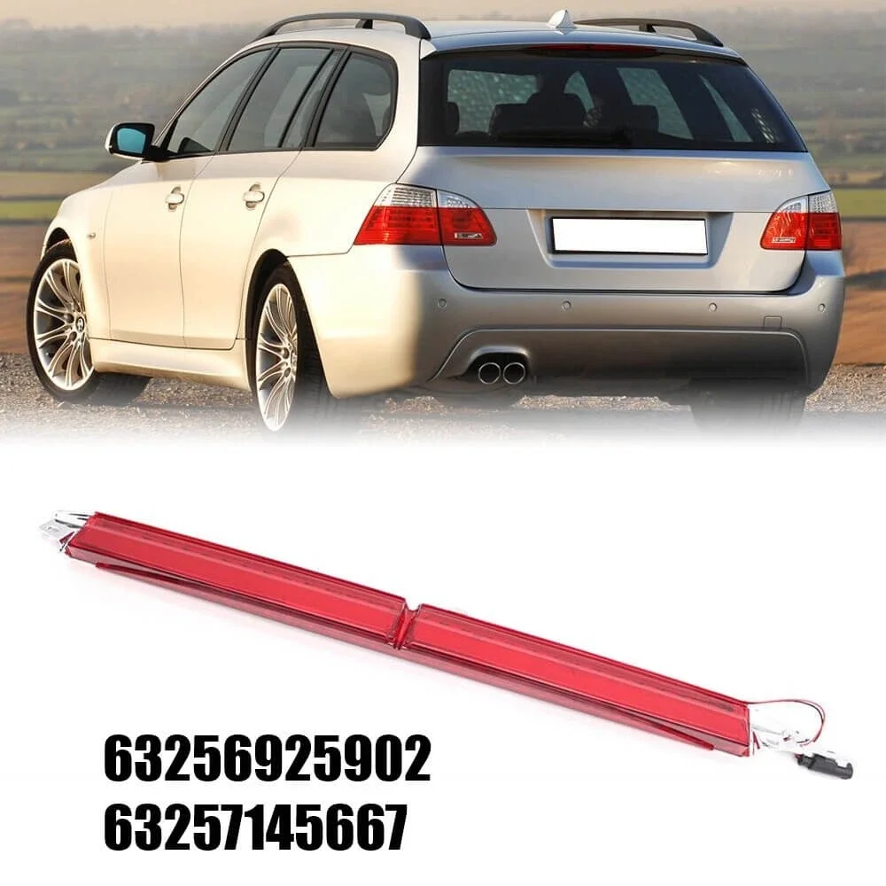 RED Lens High Level 3rd Third Brake Light Stop Lamp For BMW 5-Series Touring E61 M5 2007-2010 Car Accessories 63256925902