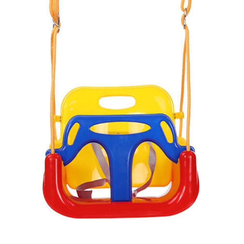 Columpio 3 en 1 para niños pequeños, cesta colgante para jugar en interiores y exteriores, juego de columpio para patio trasero de 6 meses a 12 años, los mejores regalos