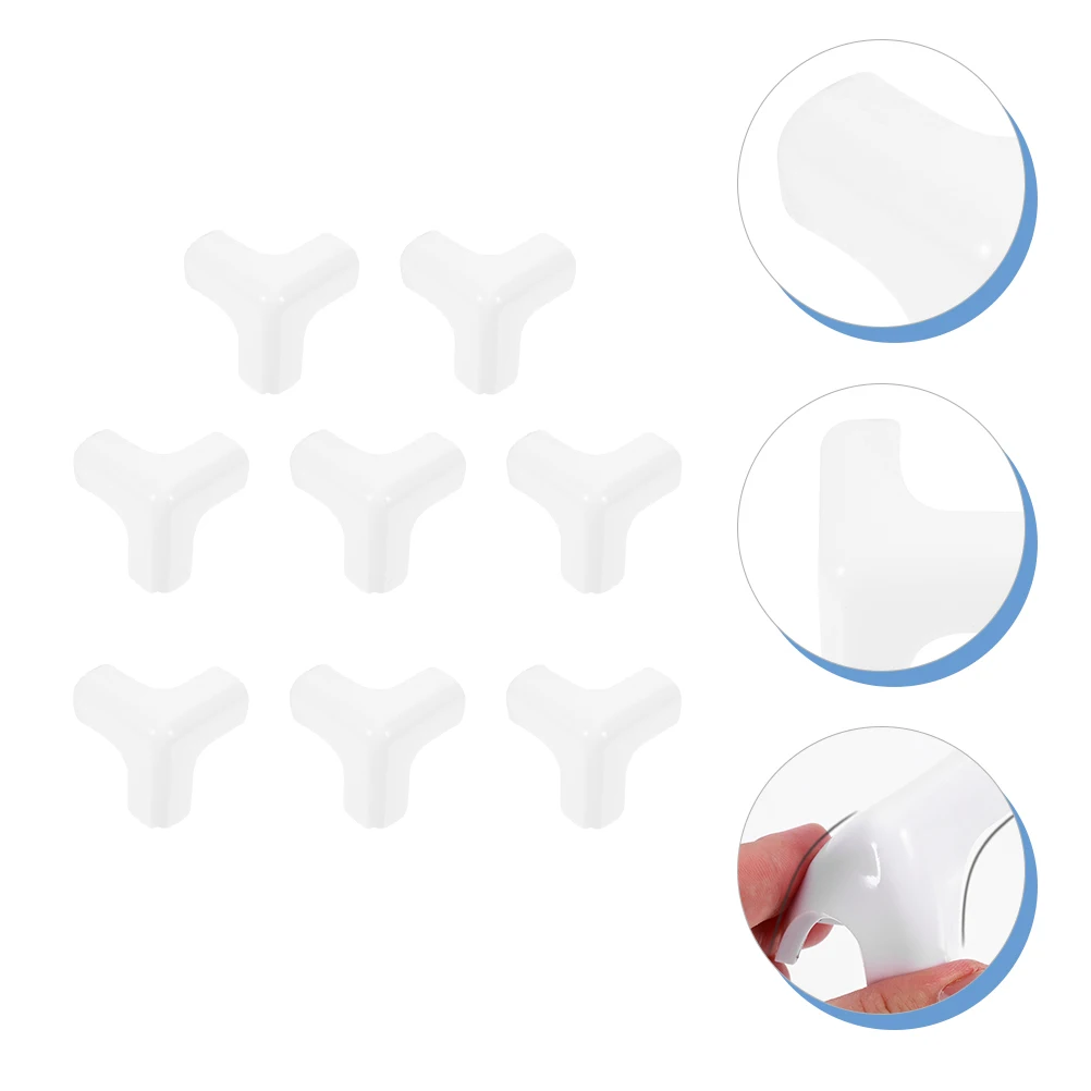 

8pcs Protective Corner Protectors Safety Bumper Guards Edge Silica Gel Baby Proofing Durable For Desk Table Bed Furniture Kids