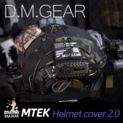 Dmgear Mtek Helmet Cover Mesh Tactical Helmet Protective Gear Airsoft Hunt Accessory Outdoor