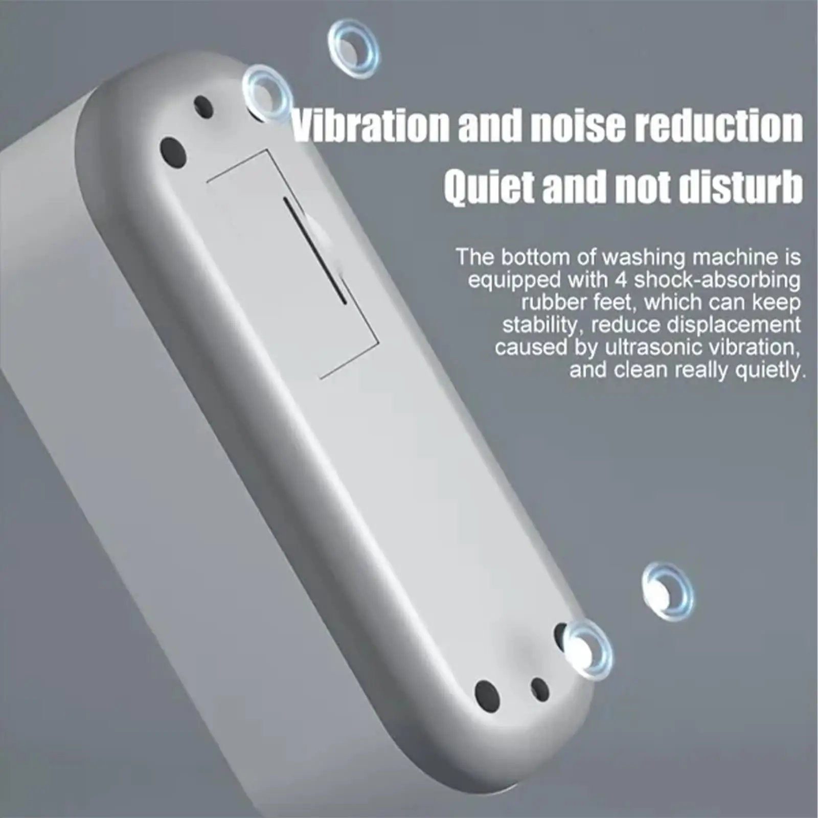 Macchina per la pulizia ad ultrasuoni 45000Hz detergente per lavaggio a vibrazione ad alta frequenza lavaggio gioielli occhiali orologio anello dentiere detergente