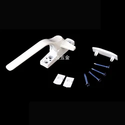 Aluminum Alloy Casement Window Handle Latches Plastic Steel Push Open Door Window Lock Buckle Repair Replacement Parts