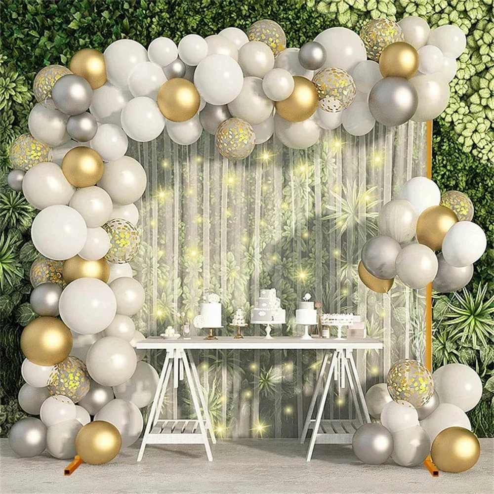 

Square Metal Wedding Arch Backdrop 6.6ft Flower Balloon Stand Frame Garden Scene props Decoration Simple style Easy Assembly