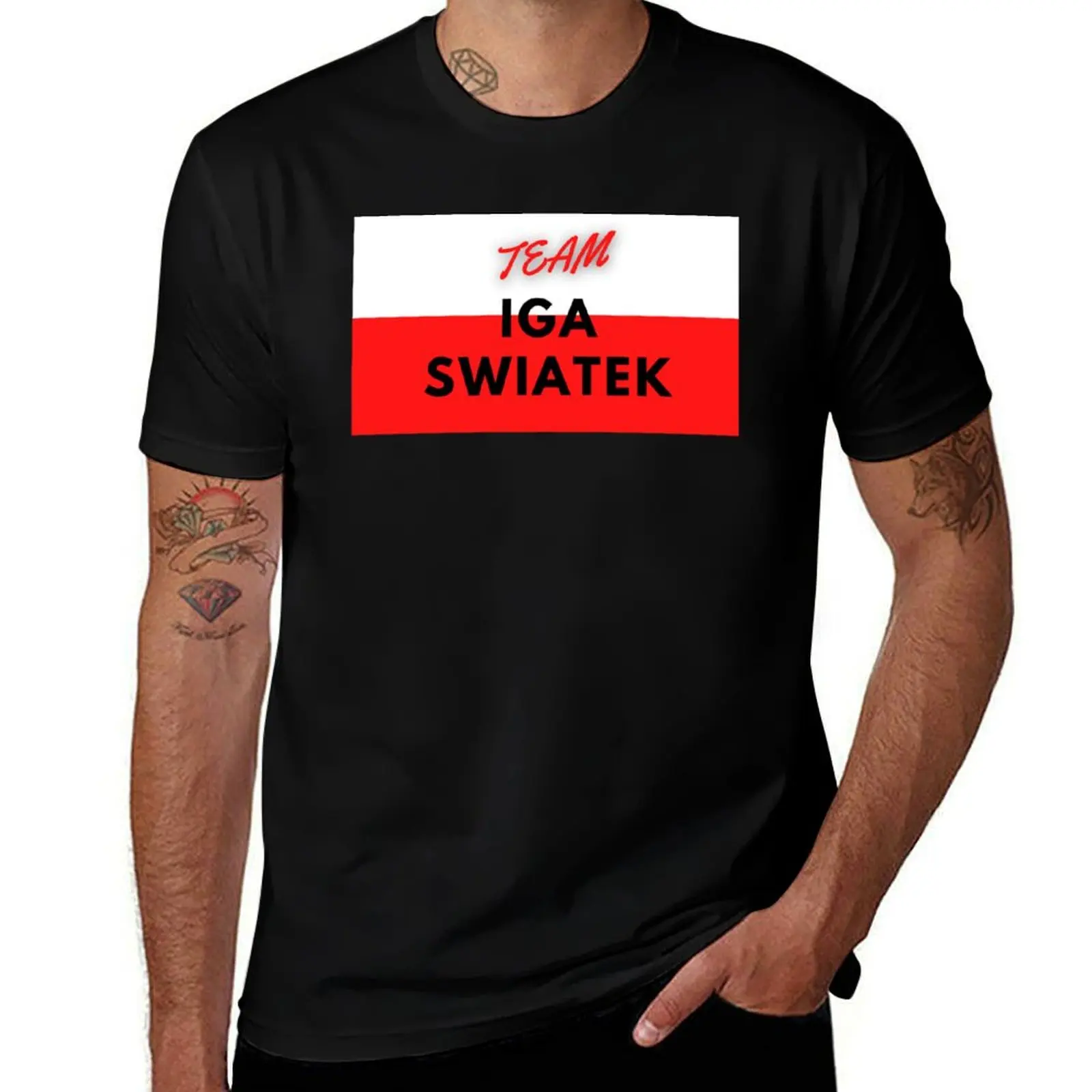 

Team Iga Swiatek T-Shirt t shirt for man man t shirt graphic man t shirts for men casual T-Shirt
