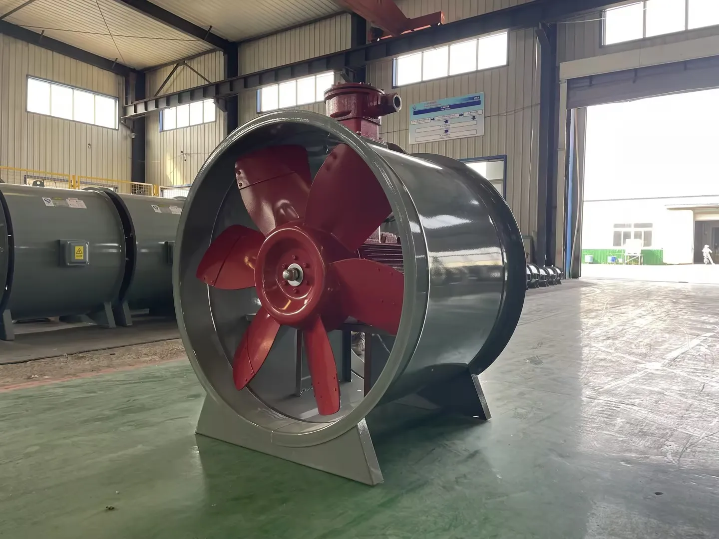 Movable AC Ball Axial Ventilation Exhaust Cooler Fan  Customizable Smoke Exhaust Power Supply