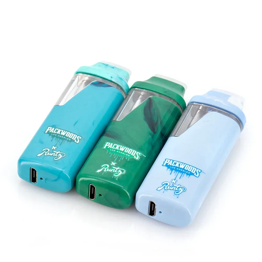 20 stücke 50 stücke runtz x pack woods runty wiederauf ladbarer Vape Pen 380mAh Batterie 1ml Pods und Zigaretten leer dicke Öl wagen Gerät Pod