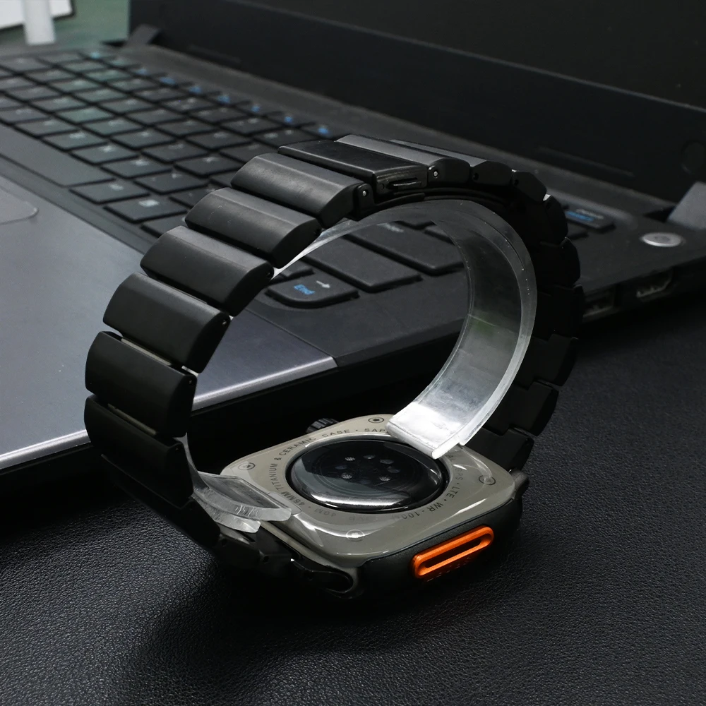 Change Ultra Case+ Strap Cover for Apple Watch Strap 10 46mm Luxury Titanium Band for Iwatch 9 7 8 6 45mm 44mm Screen Protector