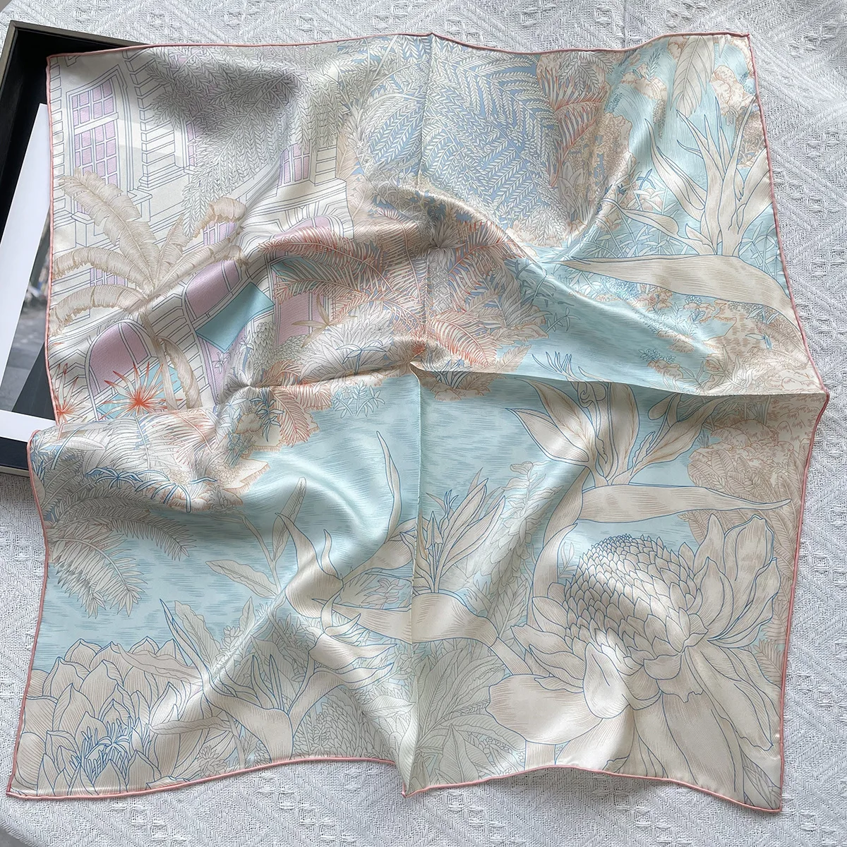

High Quality Mulberry Scarf Luxury Brands Square Bandanas Scarves Head Clothing Accessories Valentine's Day Christmas Gift
