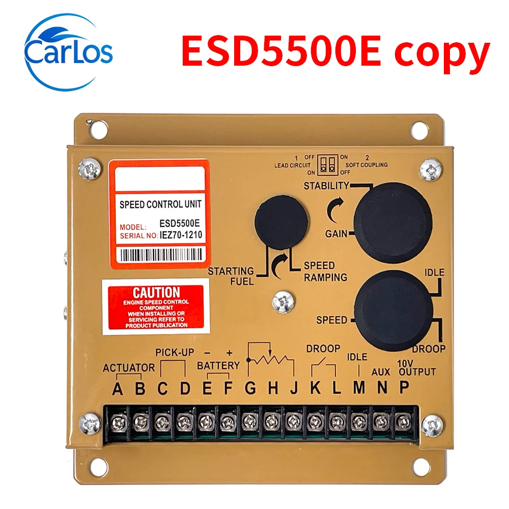 

ESD5500E Diesel Generator Governor Speed Controller Engine Actuator Magnetic Speed Sensor DC Motor Control Board Genset Parts