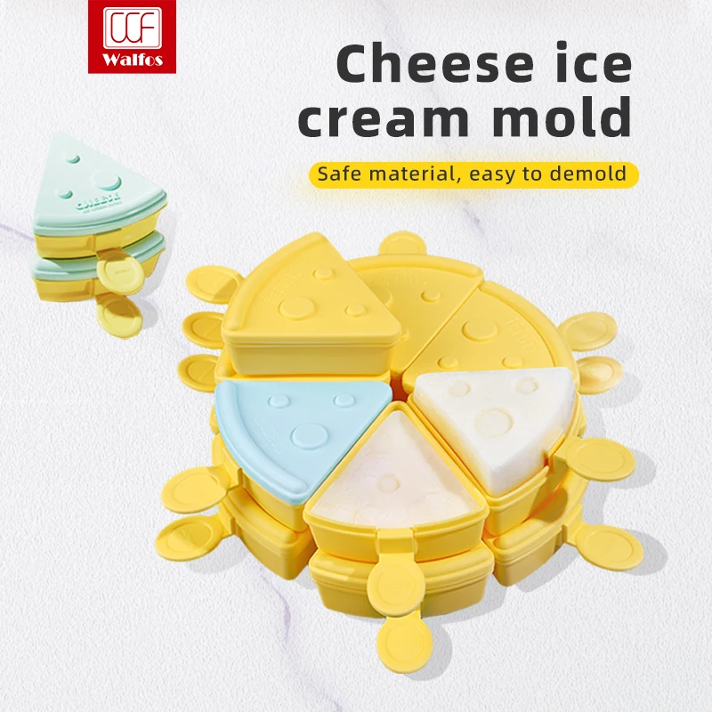 Cheese ice cream mold, home made ice cream with lid, children's complementary food, cheese ice cream, baking popsicle mold