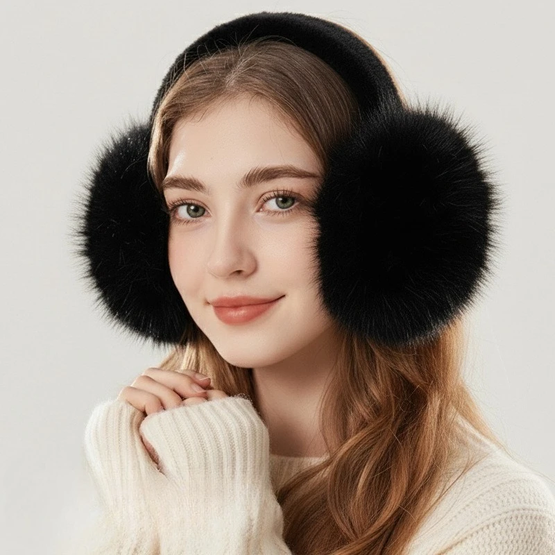 Winter Warme Oorbeschermers Vrouwen Ingebed Pluche Oorbeschermers Mannen Decompressie Zachte Katoenen Oorbanden Verbreding Hoofdbanden Pluche Oorbeschermers Vrouwen