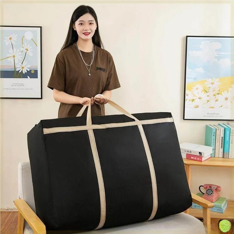 

Extra Large Thick Oxford Non-Woven Fabric Moving Bag Packing Storage Travel Bag Waterproof Durable Model for Casual Leisure