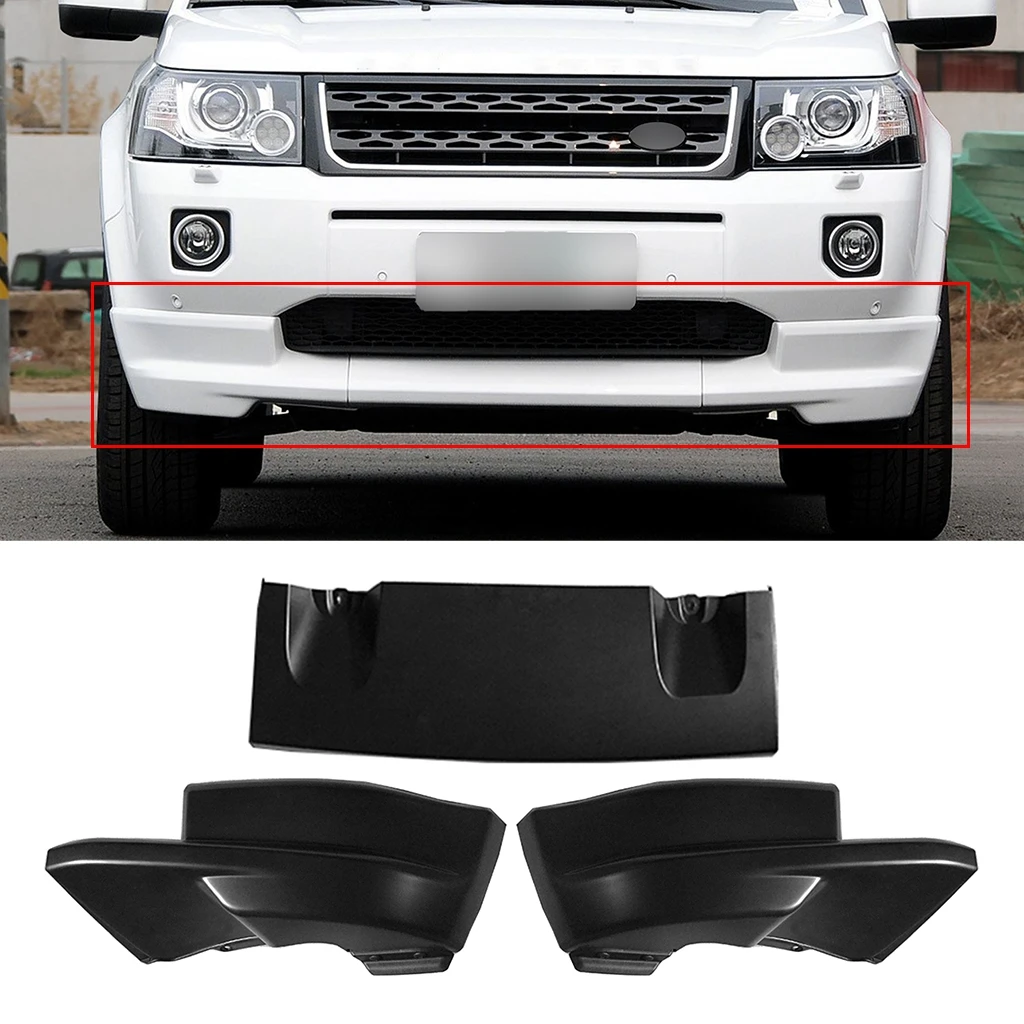 

Matt Black ABS Car Front Bumper Spoiler Cover Guard For Land Rover Freelander 2 L359 2006 2007 2008 2009 2010 2011 2012 LR042928