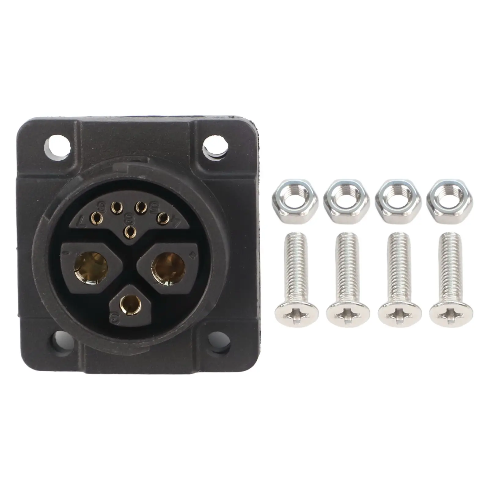 

Разъем для хранения энергии IP67 Разъем для аккумулятора «папа-мама» 2 + 1 + 5 контактов 500 В 50 А для надежных и электрических соединений