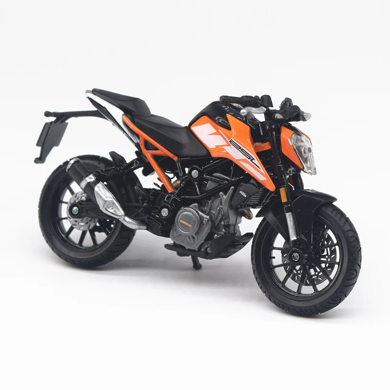 Bburago 1:18 New Style KTM 250 Duke Original Authorized Simulation Alloy Motorcycle Model Toy Car collection toys Boy