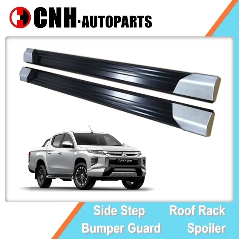 Passo lateral estilo OE para Mitsubishi Triton, L200 Running Boards, Stirrup