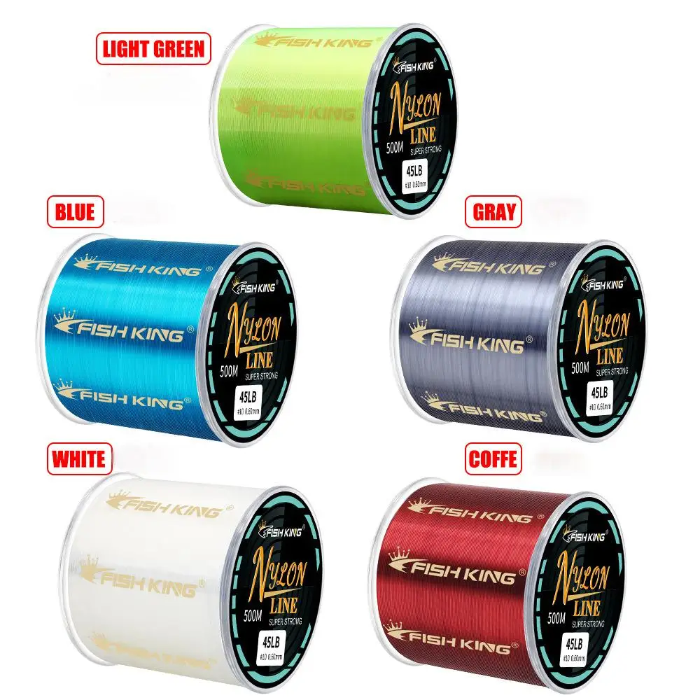 

120M 300M 500M Nylon Fishing Line Japan Super Strong Monofilament Carp Line Fishing Accessories 0.14mm-0.50mm 4.13LB-34.32LB