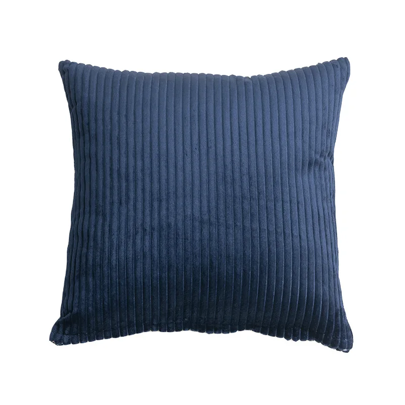 2026 Striped Faux Fur Throw Pillow Covers Boho Soft Solid Square Plush Pillowcase Home Living Room Sofa Couch Cushion Decoration view 5