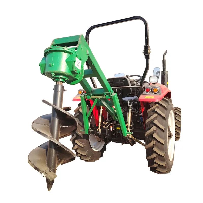 Landscape Use PTO Post Hole Digger Tractor Mounted Earth Auger for Garden Tree Planting Fence Post Installation