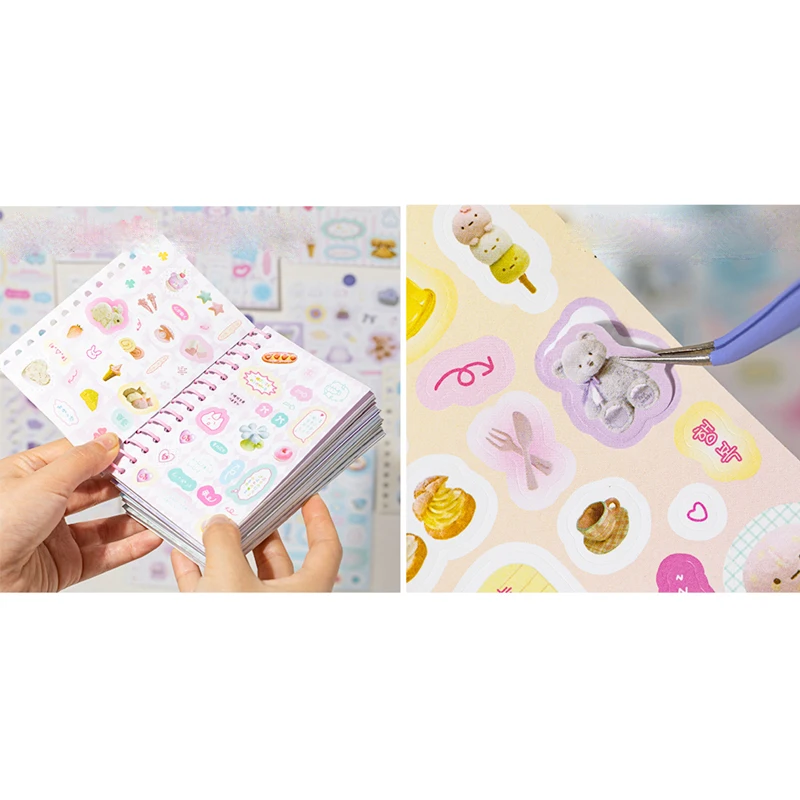 Mr. Paper 4Style 30Pcs/bag Cute Korean coil sticker book DIY creative handbook material photo frame scrapbook calendar image 4