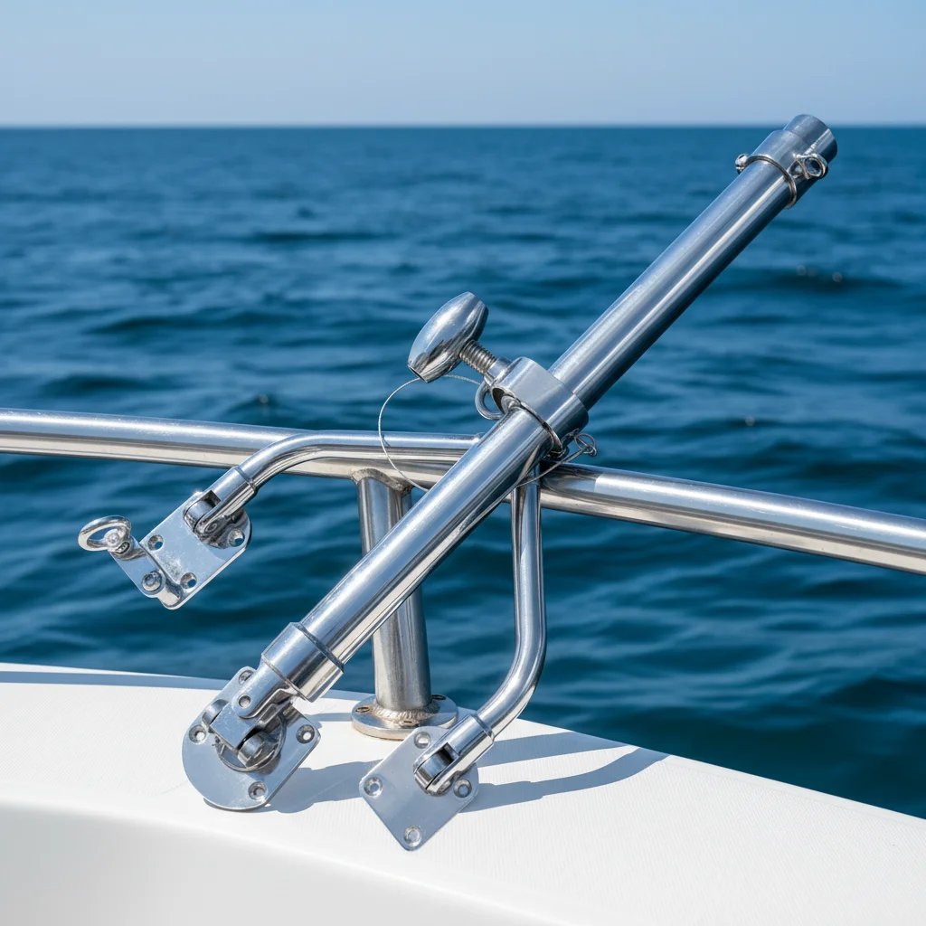 

316 Stainless Steel 39mm 47.8mm Outrigger Adjustable Wishbone Bases Marine Hardware Boat Accessories Fishing Rod Holder
