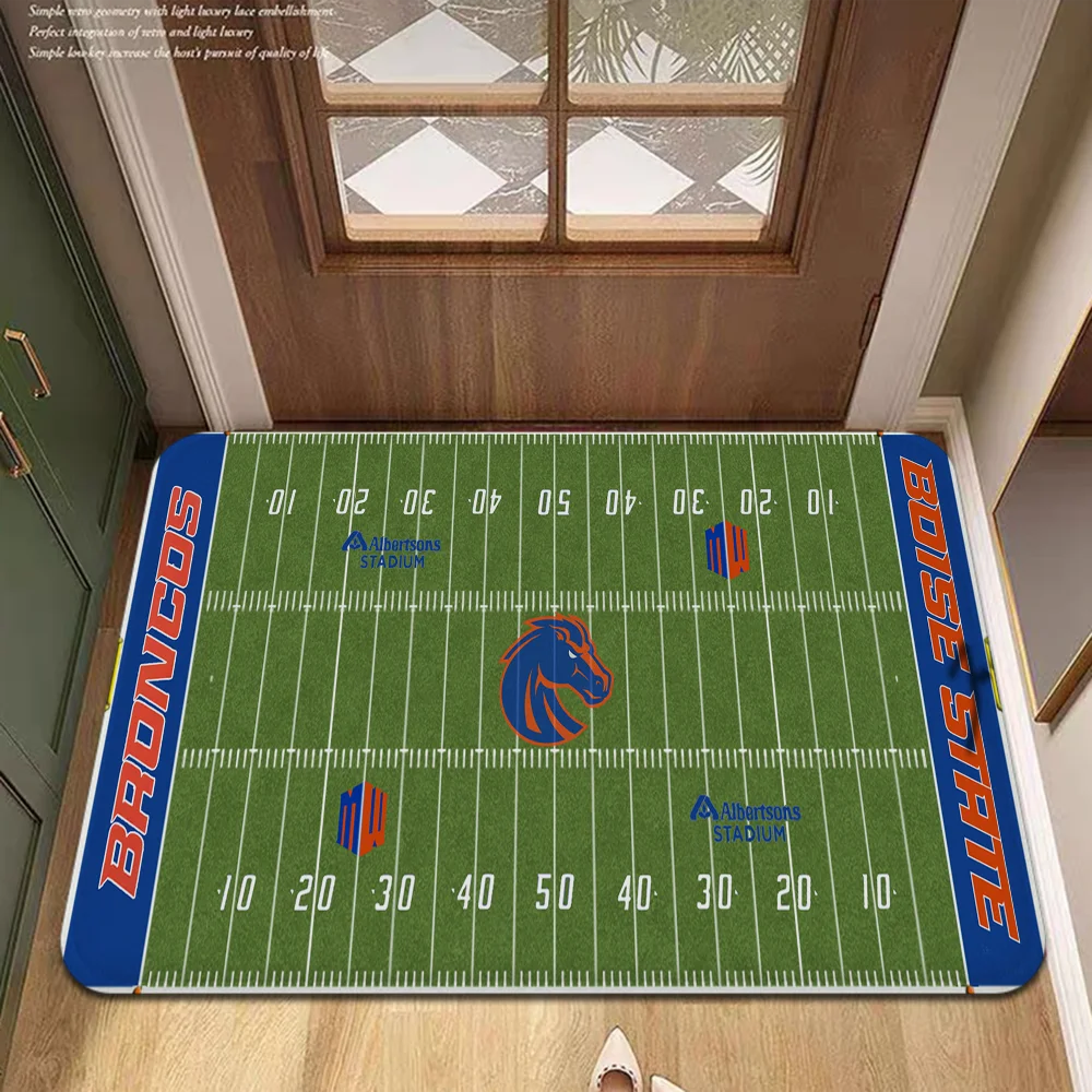 Cartoon Football Field Door Mat lavabile antiscivolo soggiorno divano sedie Area Mat cucina comodino tappeti