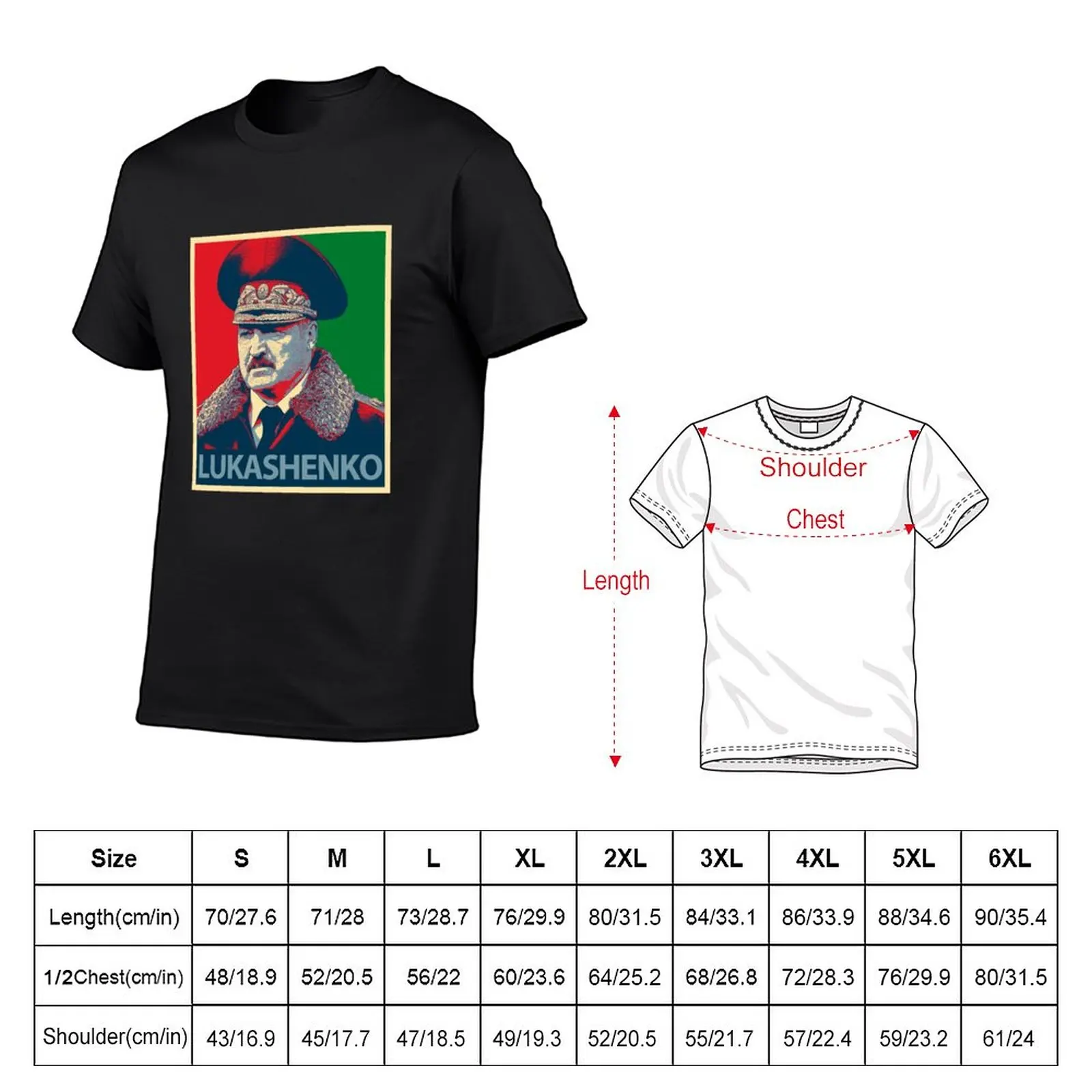 New Lukashenko T-Shirt vintage clothes Blouse Men's clothing