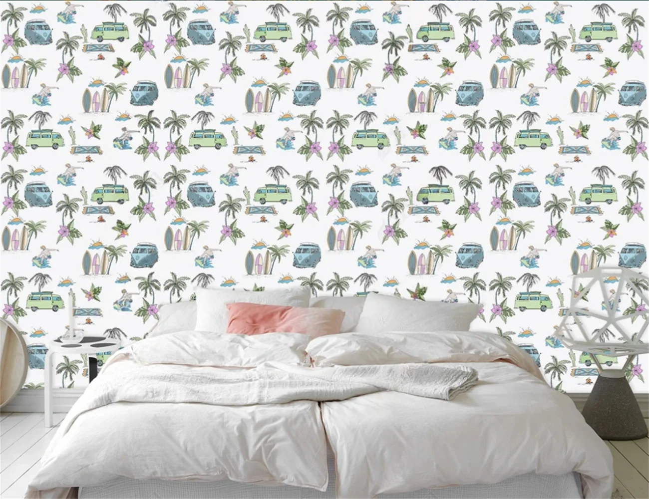 

Custom size wallpaper Creative watercolor Ocean whale background wall Decorative painting for children's room 3d wallpaper