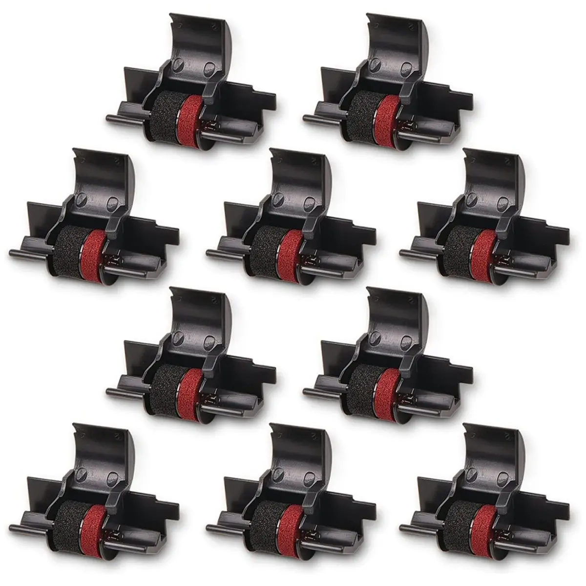 BAAE 20Pcs Calculator Printer Ribbons Black and Red Ink Roller Printer Ribbons IR40T IR-40T Replacement for CASIO HR18 HR21 view 3