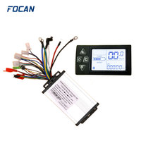 36/48V 450W 500W 23A-25A E-bike LCD Display Brushless Motor Controller Kit for Electric Bicycle Scooter Folding Bike Equipment